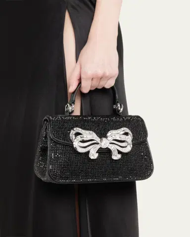 Judith Leiber Couture Bow Crystal Top-Handle Bag | Thumbnail 2 Judith Leiber Couture Bow Crystal Top-Handle Bag | Thumbnail 2