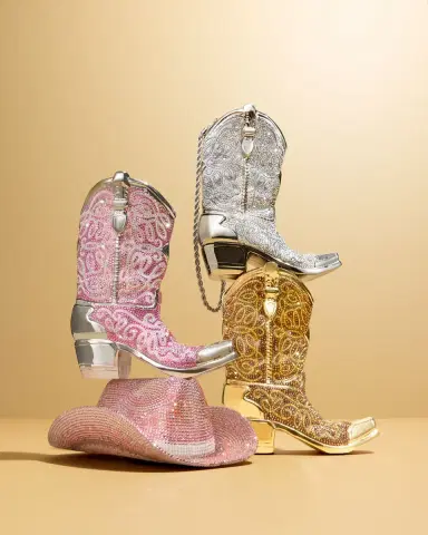 Judith Leiber Couture Crystal Cowboy Boot Clutch Bag | Thumbnail 2 Judith Leiber Couture Crystal Cowboy Boot Clutch Bag | Thumbnail 2