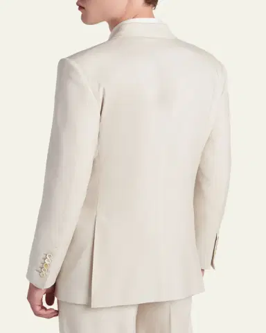 TOM FORD Men's Wool, Cashmere and Silk Double-Breasted Sport Coat | Thumbnail 3 TOM FORD Men's Wool, Cashmere and Silk Double-Breasted Sport Coat | Thumbnail 3