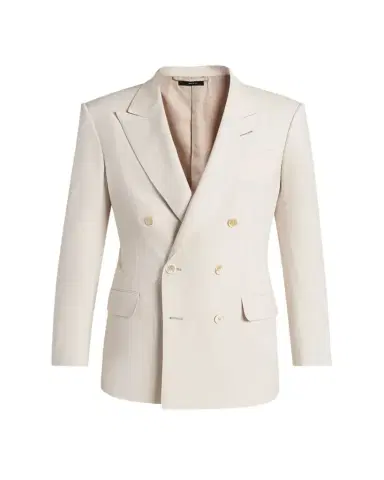 TOM FORD Men's Wool, Cashmere and Silk Double-Breasted Sport Coat | Thumbnail 1 TOM FORD Men's Wool, Cashmere and Silk Double-Breasted Sport Coat | Thumbnail 1
