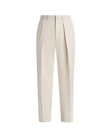 Tom Ford Men's Wool Relaxed-Fit Pleated Pants | Thumbnail 1 Tom Ford Men's Wool Relaxed-Fit Pleated Pants | Thumbnail 1