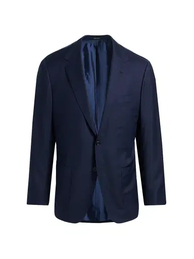 Sartorio Napoli Men's Wool Patch-Pocket Single-Breasted Blazer | Thumbnail 1 Sartorio Napoli Men's Wool Patch-Pocket Single-Breasted Blazer | Thumbnail 1