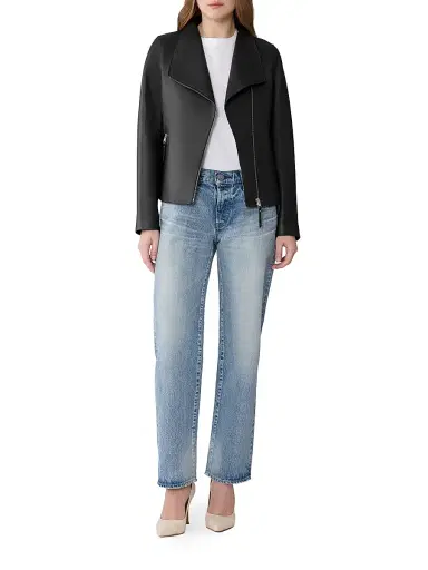 Soia & Kyo Women's Catherine Leather Biker Jacket - Black - Size Small | Thumbnail 2 Soia & Kyo Women's Catherine Leather Biker Jacket - Black - Size Small | Thumbnail 2