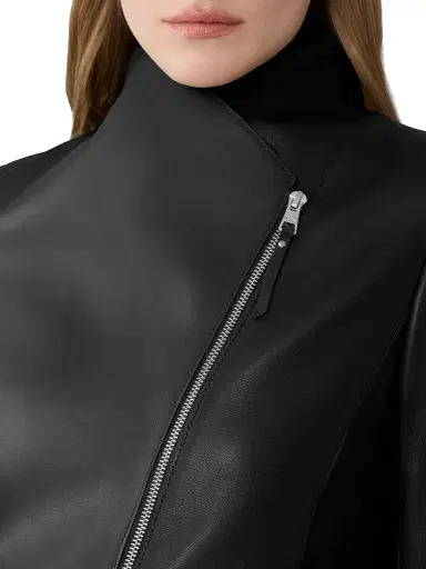 Soia & Kyo Women's Catherine Leather Biker Jacket - Black - Size Small | Thumbnail 7 Soia & Kyo Women's Catherine Leather Biker Jacket - Black - Size Small | Thumbnail 7