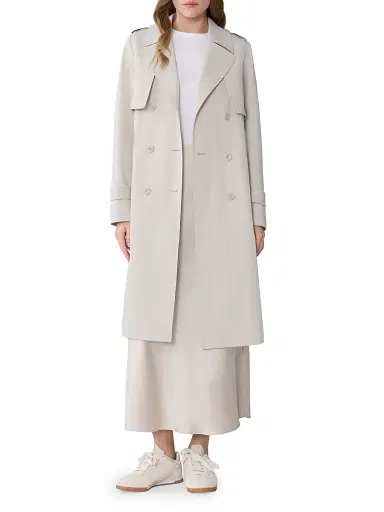Soia & Kyo Women's Elanor Pleated Trench Coat - Light Oak - Size XL | Thumbnail 2 Soia & Kyo Women's Elanor Pleated Trench Coat - Light Oak - Size XL | Thumbnail 2