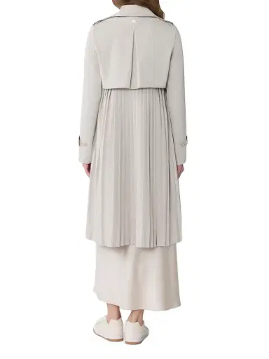 Soia & Kyo Women's Elanor Pleated Trench Coat - Light Oak - Size XL | Thumbnail 5 Soia & Kyo Women's Elanor Pleated Trench Coat - Light Oak - Size XL | Thumbnail 5
