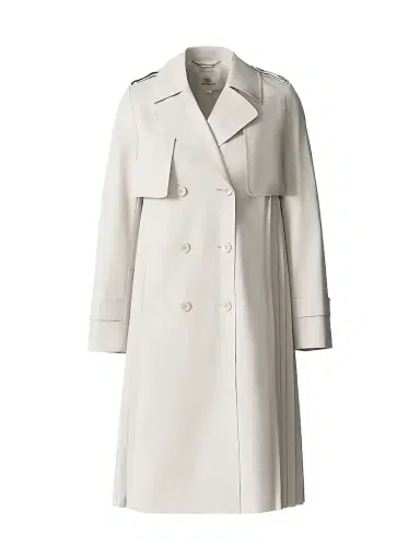 Soia & Kyo Women's Elanor Pleated Trench Coat - Light Oak - Size XL | Thumbnail 1 Soia & Kyo Women's Elanor Pleated Trench Coat - Light Oak - Size XL | Thumbnail 1