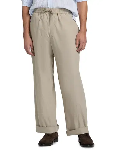 OFFICINE GÉNÉRALE Men Nilson Cotton Poplin Drawstring Pants | Thumbnail 3 OFFICINE GÉNÉRALE Men Nilson Cotton Poplin Drawstring Pants | Thumbnail 3