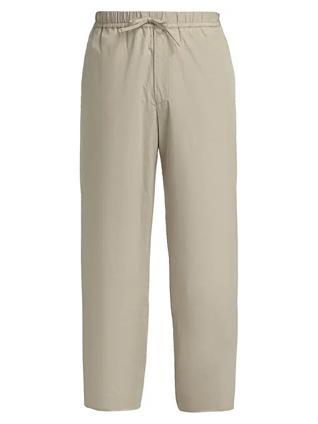 Men's Nilson Cotton Poplin Drawstring Pants - Galet Men's Nilson Cotton Poplin Drawstring Pants - Galet