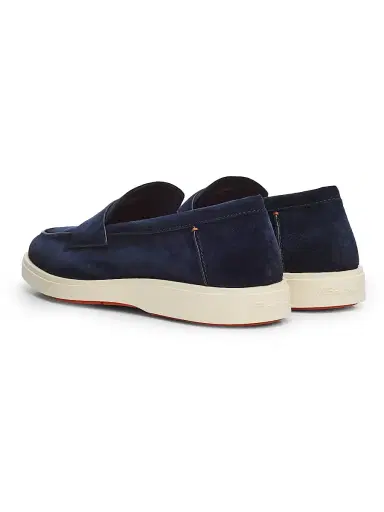 Santoni Men's Revolve Suede Loafers - Brown | Thumbnail 3 Santoni Men's Revolve Suede Loafers - Brown | Thumbnail 3