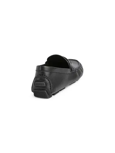 Gucci Men's Embroidered Web Leather Driving Loafers | Thumbnail 3 Gucci Men's Embroidered Web Leather Driving Loafers | Thumbnail 3