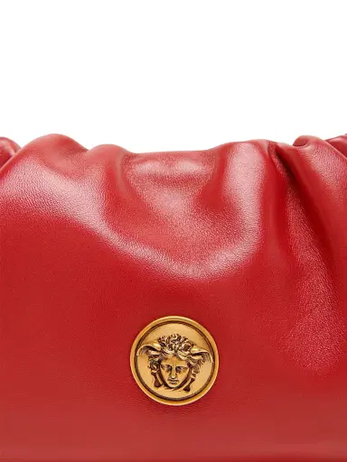 Versace Women's Emblem Small Pouch - Black Gold | Thumbnail 4 Versace Women's Emblem Small Pouch - Black Gold | Thumbnail 4