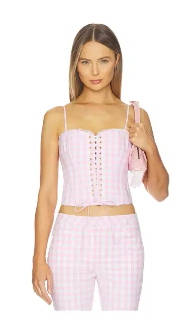 LoveShackFancy Bensen Bustier | Thumbnail 1 LoveShackFancy Bensen Bustier | Thumbnail 1