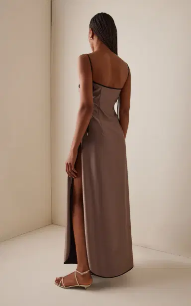 Temily Signature Summer Bones Satin Maxi Dress | Thumbnail 4 Temily Signature Summer Bones Satin Maxi Dress | Thumbnail 4