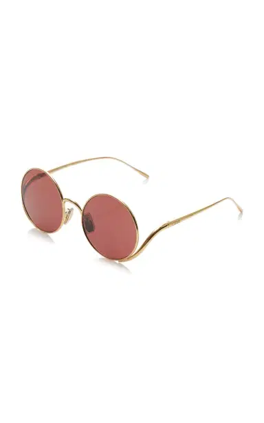 Loewe Island Round-Frame Metal Sunglasses | Thumbnail 2 Loewe Island Round-Frame Metal Sunglasses | Thumbnail 2