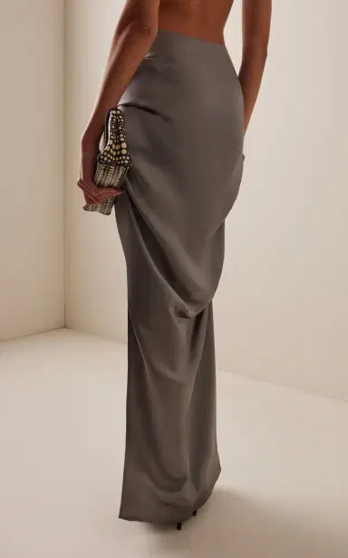 Paris Georgia Remmy Satin Maxi Skirt | Thumbnail 4 Paris Georgia Remmy Satin Maxi Skirt | Thumbnail 4