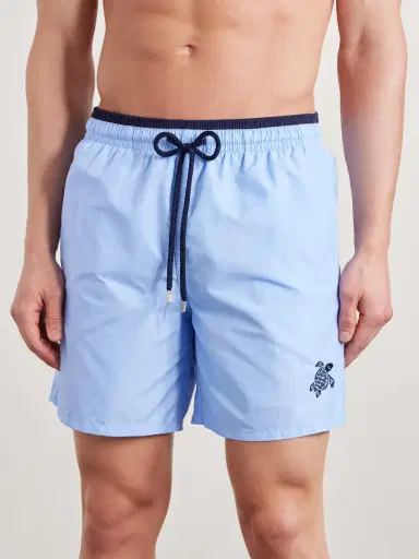 Vilebrequin Moka Straight-Leg Mid-Length ECONYL® Swim Shorts - Men | Thumbnail 2 Vilebrequin Moka Straight-Leg Mid-Length ECONYL® Swim Shorts - Men | Thumbnail 2