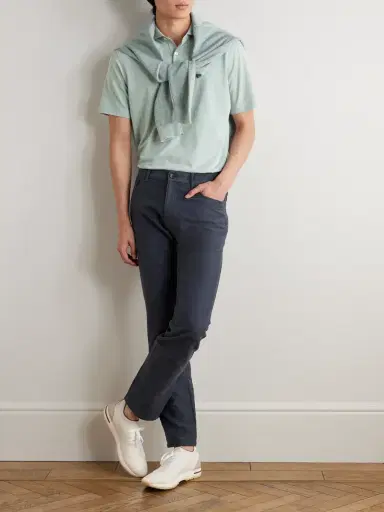 Peter Millar Albatross Pima Cotton-Blend Piqué Polo Shirt - Men | Thumbnail 2 Peter Millar Albatross Pima Cotton-Blend Piqué Polo Shirt - Men | Thumbnail 2