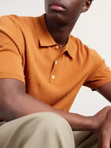 Hartford Pointelle-Knit Cotton Polo Shirt - Men | Thumbnail 5 Hartford Pointelle-Knit Cotton Polo Shirt - Men | Thumbnail 5