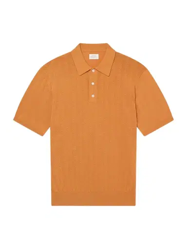 Hartford Pointelle-Knit Cotton Polo Shirt - Men | Thumbnail 1 Hartford Pointelle-Knit Cotton Polo Shirt - Men | Thumbnail 1