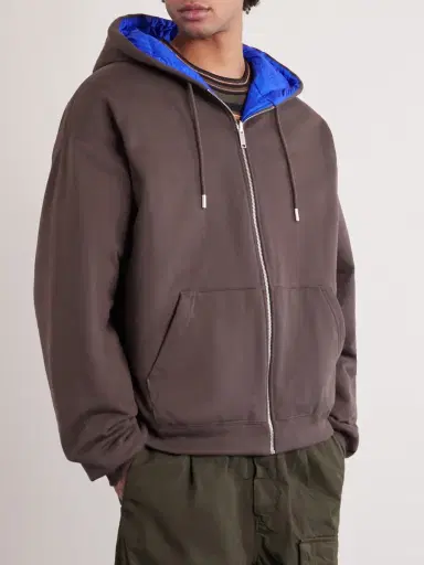 Canada Goose Fuse Reversible Cotton-Jersey and Quilted Shell Down Hoodie - Men | Thumbnail 3 Canada Goose Fuse Reversible Cotton-Jersey and Quilted Shell Down Hoodie - Men | Thumbnail 3