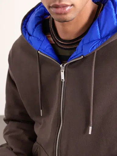 Canada Goose Fuse Reversible Cotton-Jersey and Quilted Shell Down Hoodie - Men | Thumbnail 5 Canada Goose Fuse Reversible Cotton-Jersey and Quilted Shell Down Hoodie - Men | Thumbnail 5
