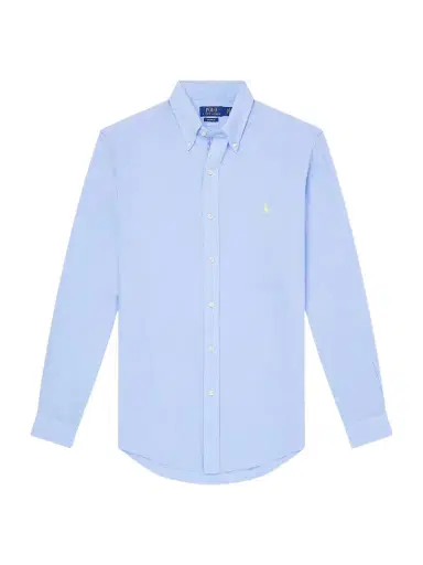 Polo Ralph Lauren Button-Down Collar Logo-Embroidered Linen Shirt - Men | Thumbnail 1 Polo Ralph Lauren Button-Down Collar Logo-Embroidered Linen Shirt - Men | Thumbnail 1