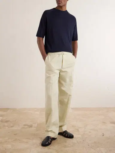 PIACENZA 1733 Silk and Linen-Blend T-Shirt - Men | Thumbnail 2 PIACENZA 1733 Silk and Linen-Blend T-Shirt - Men | Thumbnail 2