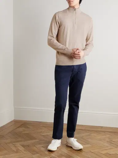 Peter Millar Excursionist Flex Merino Wool-Blend Half-Zip Sweater - Men | Thumbnail 2 Peter Millar Excursionist Flex Merino Wool-Blend Half-Zip Sweater - Men | Thumbnail 2