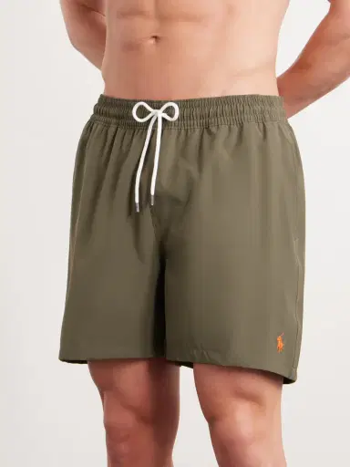 Polo Ralph Lauren Traveler Straight-Leg Mid-Length Recycled Swim Shorts - Men | Thumbnail 2 Polo Ralph Lauren Traveler Straight-Leg Mid-Length Recycled Swim Shorts - Men | Thumbnail 2