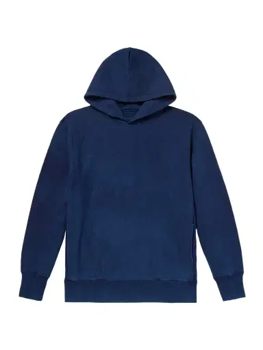 Blue Blue Japan Indigo-Dyed Organic Cotton-Jersey Hoodie - Men | Thumbnail 1 Blue Blue Japan Indigo-Dyed Organic Cotton-Jersey Hoodie - Men | Thumbnail 1