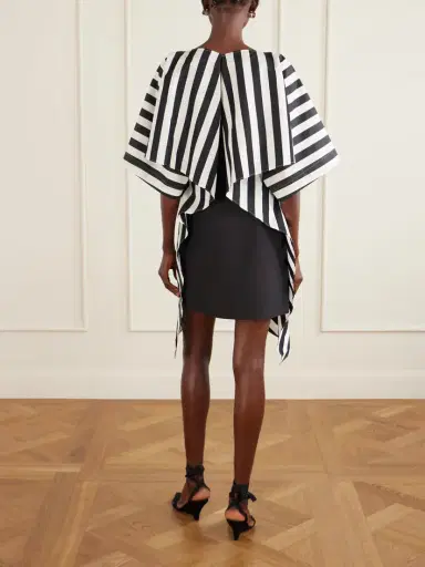 Jacquemus Moisson Oversized Striped Cotton And Silk-blend Midi Dress | Thumbnail 3 Jacquemus Moisson Oversized Striped Cotton And Silk-blend Midi Dress | Thumbnail 3
