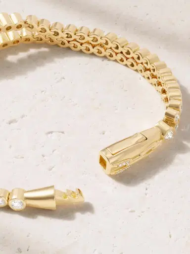 Uniform Object Tension 18-karat Gold Diamond Tennis Bracelet | Thumbnail 3 Uniform Object Tension 18-karat Gold Diamond Tennis Bracelet | Thumbnail 3