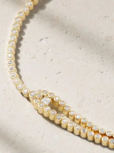 Uniform Object Tension 18-karat Gold Diamond Tennis Bracelet | Thumbnail 4 Uniform Object Tension 18-karat Gold Diamond Tennis Bracelet | Thumbnail 4