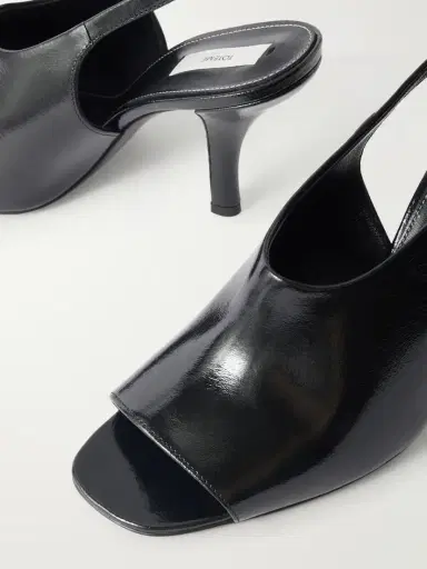 TOTEME Glossed-leather Slingback Sandals | Thumbnail 5 TOTEME Glossed-leather Slingback Sandals | Thumbnail 5