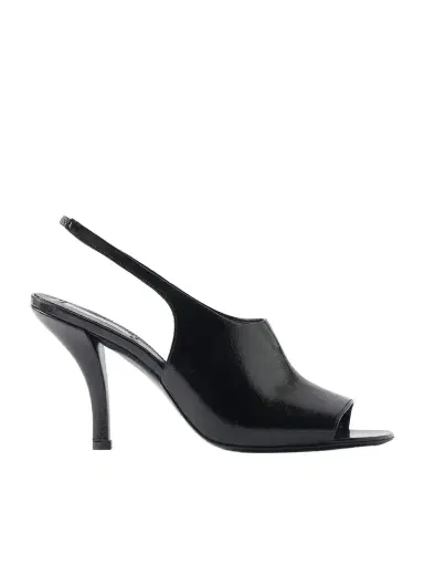 TOTEME Glossed-leather Slingback Sandals | Thumbnail 1 TOTEME Glossed-leather Slingback Sandals | Thumbnail 1