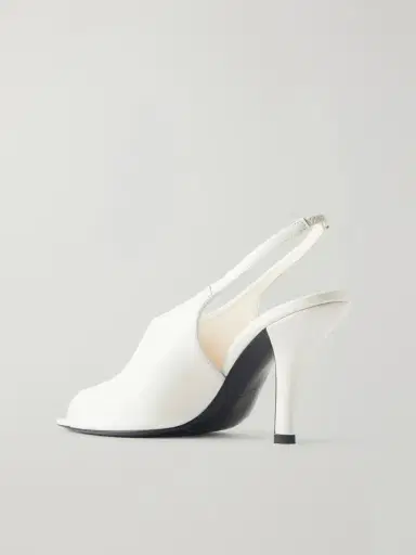 TOTEME Glossed-leather Slingback Sandals | Thumbnail 3 TOTEME Glossed-leather Slingback Sandals | Thumbnail 3
