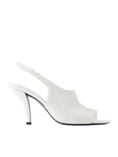 TOTEME Glossed-leather Slingback Sandals | Thumbnail 1 TOTEME Glossed-leather Slingback Sandals | Thumbnail 1