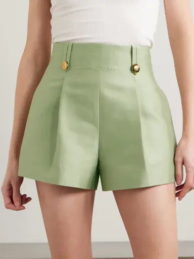 Zimmermann Luna Wool And Silk-blend Shorts | Thumbnail 3 Zimmermann Luna Wool And Silk-blend Shorts | Thumbnail 3