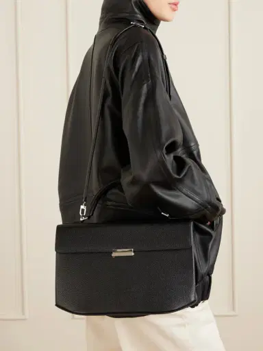 TOTEME Clip Textured-leather Shoulder Bag | Thumbnail 2 TOTEME Clip Textured-leather Shoulder Bag | Thumbnail 2