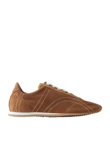 TOTEME Flex Suede Sneakers | Thumbnail 1 TOTEME Flex Suede Sneakers | Thumbnail 1
