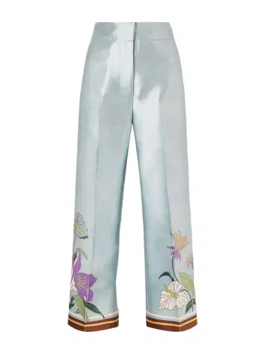 ALÉMAIS Alfie Floral-print Recycled Taffeta Wide-leg Pants | Thumbnail 1 ALÉMAIS Alfie Floral-print Recycled Taffeta Wide-leg Pants | Thumbnail 1