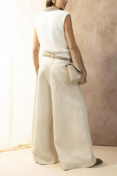 Brunello Cucinelli Embellished Collar Vest | Thumbnail 4 Brunello Cucinelli Embellished Collar Vest | Thumbnail 4