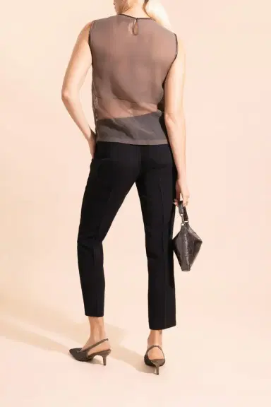 Brunello Cucinelli Halo Embroidered Sleeveless Blouse | Thumbnail 4 Brunello Cucinelli Halo Embroidered Sleeveless Blouse | Thumbnail 4