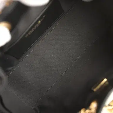 Chanel Chanel Mini 25 Hobo Bag Black Caviar Antique Gold Hardware | Thumbnail 8 Chanel Chanel Mini 25 Hobo Bag Black Caviar Antique Gold Hardware | Thumbnail 8
