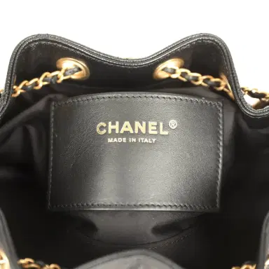 Chanel Chanel Mini 25 Hobo Bag Black Caviar Antique Gold Hardware | Thumbnail 9 Chanel Chanel Mini 25 Hobo Bag Black Caviar Antique Gold Hardware | Thumbnail 9
