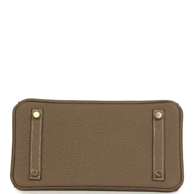 HERMÈS Hermes Birkin 25 Etoupe Togo Brushed Gold Hardware | Thumbnail 6 HERMÈS Hermes Birkin 25 Etoupe Togo Brushed Gold Hardware | Thumbnail 6