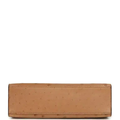 HERMÈS Hermes Kelly Pochette Chai Ostrich Gold Hardware | Thumbnail 6 HERMÈS Hermes Kelly Pochette Chai Ostrich Gold Hardware | Thumbnail 6