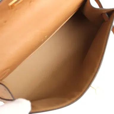 HERMÈS Hermes Kelly Pochette Chai Ostrich Gold Hardware | Thumbnail 8 HERMÈS Hermes Kelly Pochette Chai Ostrich Gold Hardware | Thumbnail 8