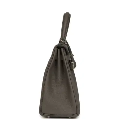 HERMÈS Hermes Kelly Retourne 28 Etain Togo Palladium Hardware | Thumbnail 3 HERMÈS Hermes Kelly Retourne 28 Etain Togo Palladium Hardware | Thumbnail 3